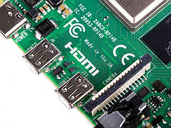 Raspberry Pi 4, модель B (4 ГБ, BCM2711, A72 ARM v8, чотириядерний процесор 1,5 ГГц) 4 GB ОЗУ