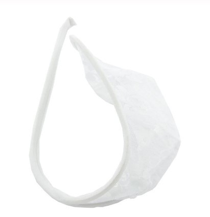 Чоловічі с-стринги мереживні білі, фото 1