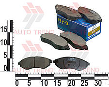 Колодка гальмівна передня CHEVROLET AVEO T200, T250, ZAZ VIDA кор. уп.