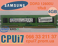 4GB DDR3 1600MHz Samsung PC3 12800U 1Rx8 RAM Оперативна пам'ять