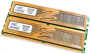 Ігрова оперативна пам'ять OCZ DDR2 4Gb KIT of 2 800MHz PC2 6400U CL5 (OCZ2P8004GK) Б/В