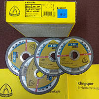 Круг по металу 125/1/22.2 KLingspor А60 Extra