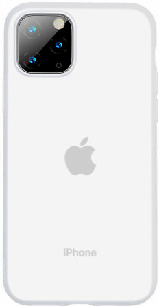 Чехол Baseus для iPhone 11 Pro Max Jelly Liquid Silica Gel, Transparent White (WIAPIPH65S-GD02), фото 1