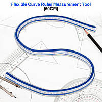 Линейка пластиковая ''Гнущаяся' 50 см.