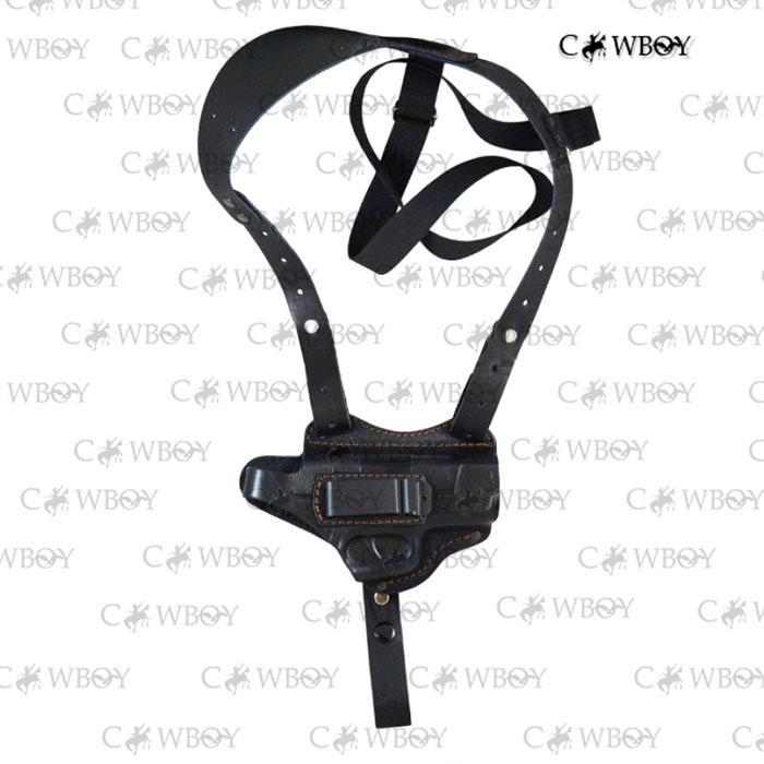 Кобура оперативна для Форт-17, шкіряна формована з кліпсою чорна