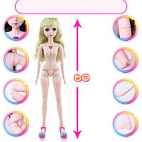 Велика рухома (шарнірна) bjd автора лялька 60 см