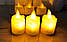 LED-свічки з імітацією живого полум'я, червоний колір, ефект вітру!, фото 5