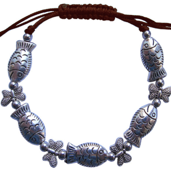 Східний Браслет Ізобілія з Рибками, Метал, Біжутерія, Талісмани, Амулети, фото 1