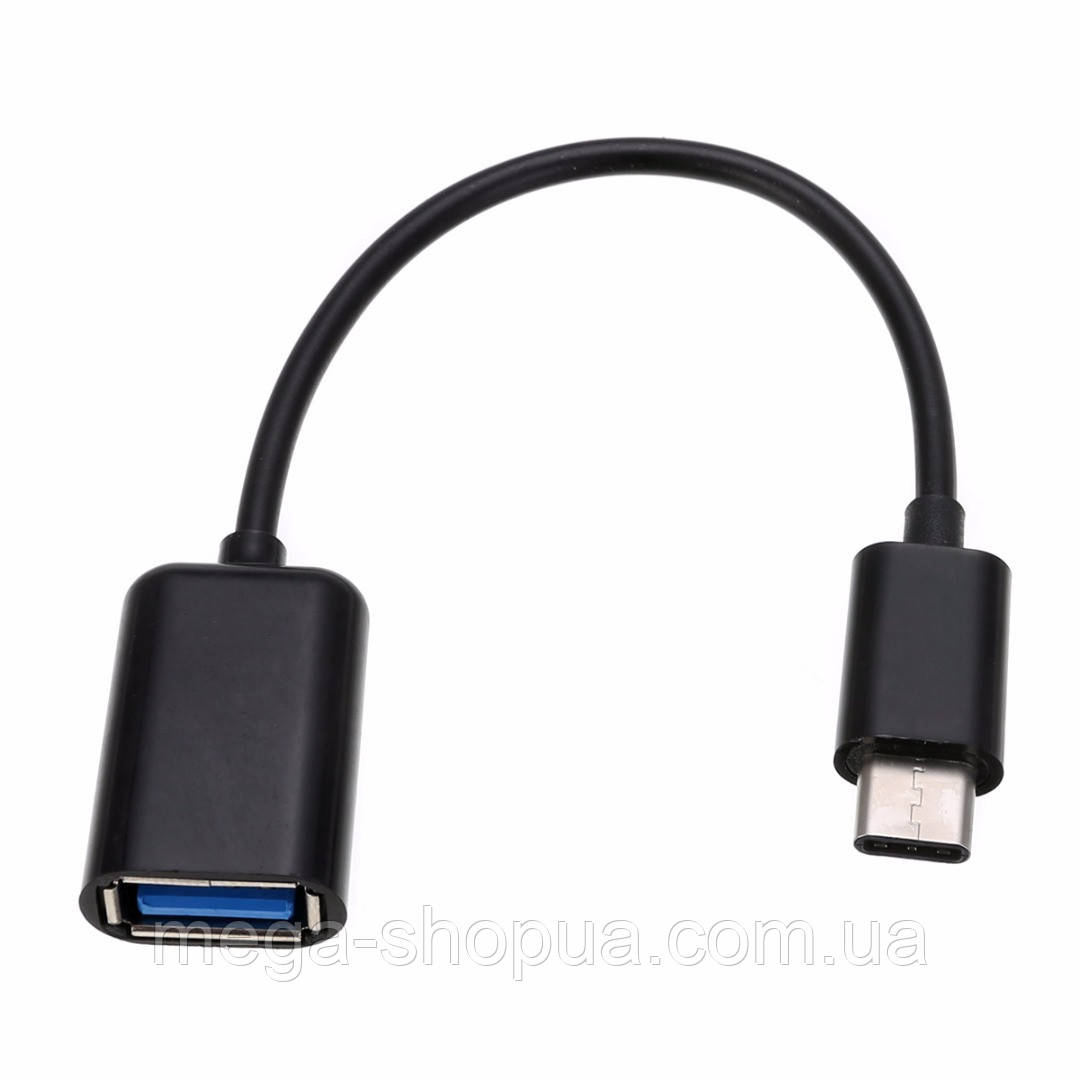 Перехідник OTG Type-C – USB host. Кабель для з'єднання пристроїв Type-C OTG адаптер M3E, фото 1