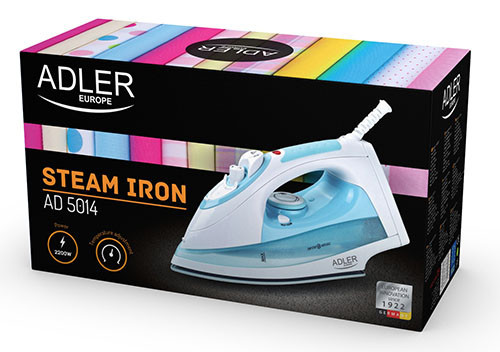 Праска Adler AD 5014 Праска Adler AD 5014 2200W керамічна підошва