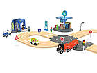 🚗 Залізниця PLAYTIVE® Автострада 3,15 м 40 елементів з дерева Німеччина, фото 2