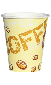 Стакан паперовий одношаровий Coffee coffee 175 мл. 50 шт.
