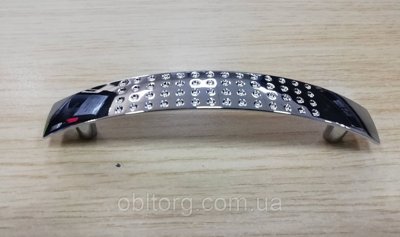 Ручка меблева скоба GIFF UN8704 хром 96, фото 1