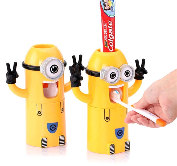 Дозатор зубної пасти Міньйон, фото 1