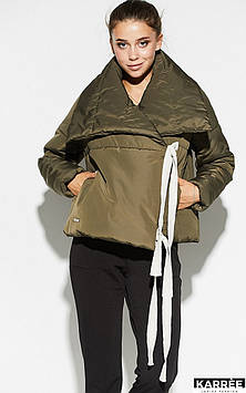 Молодіжна зимова куртка-ковдра Селеста (42-48 у кольорах) S, хакі