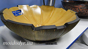Умивальник накладний керамічний Sonet Light Weight liscie