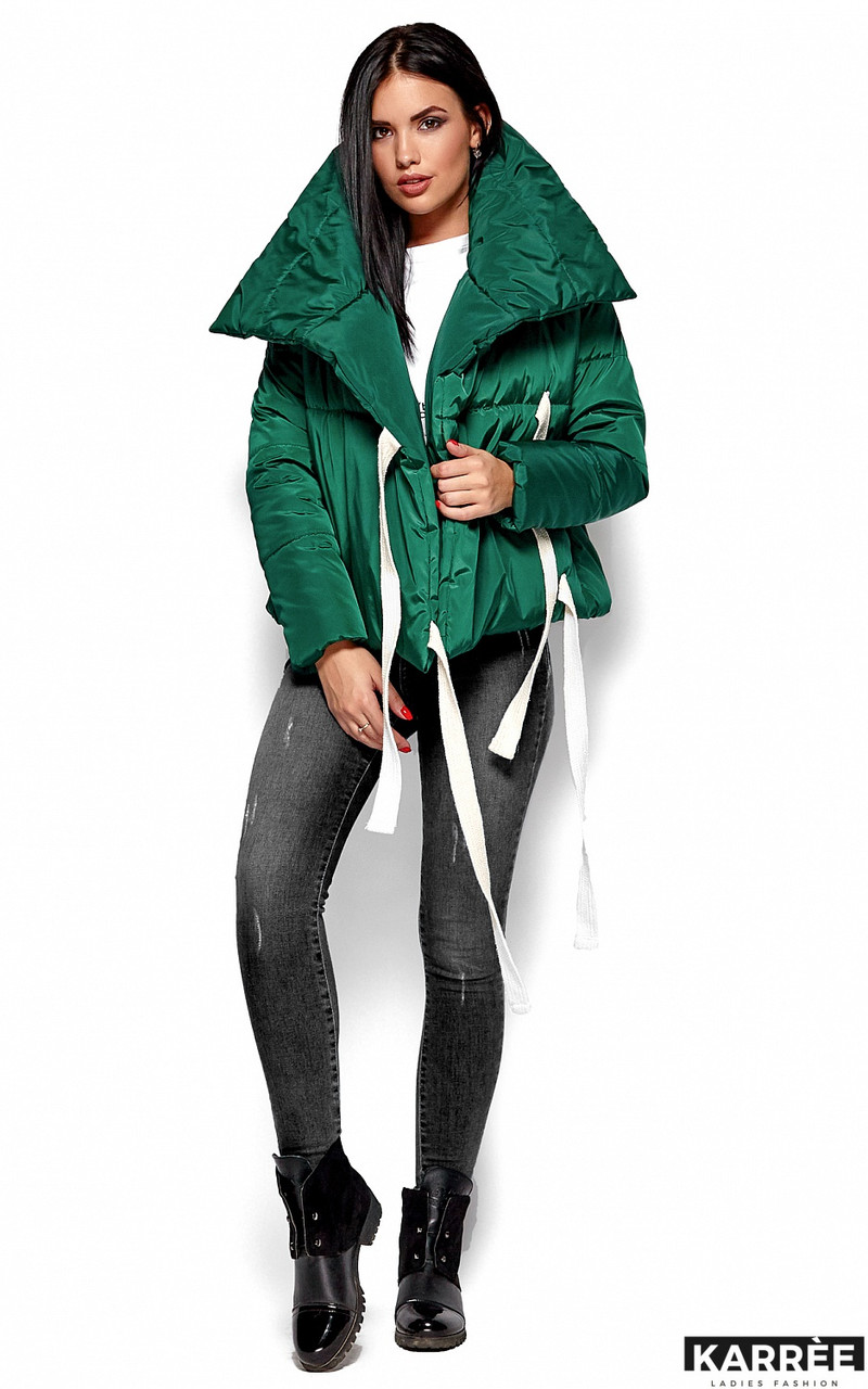 Молодежная зимняя куртка-одеяло Селеста (42-48 в расцветках) зеленый, L - фото 3 - id-p1066530920