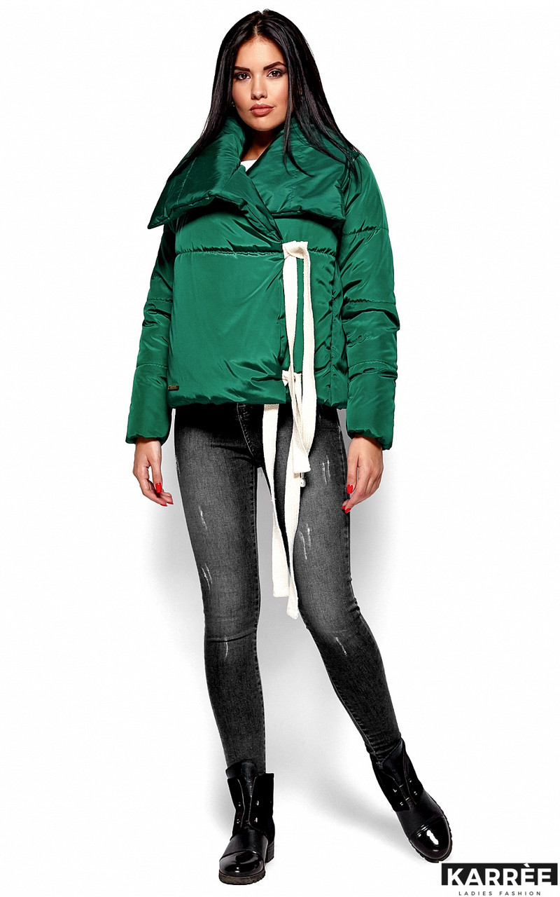 Молодежная зимняя куртка-одеяло Селеста (42-48 в расцветках) зеленый, L - фото 4 - id-p1066530920
