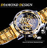 Механічний годинник Winner Diamonds (gold), фото 4