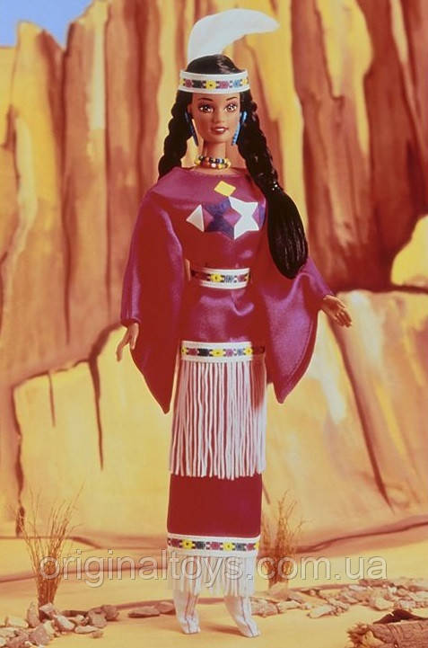 Коллекционная кукла Барби Индианка Куклы Мира Barbie Native American #3 Dolls of the World 1994 Mattel 12699 - фото 2 - id-p1066569708