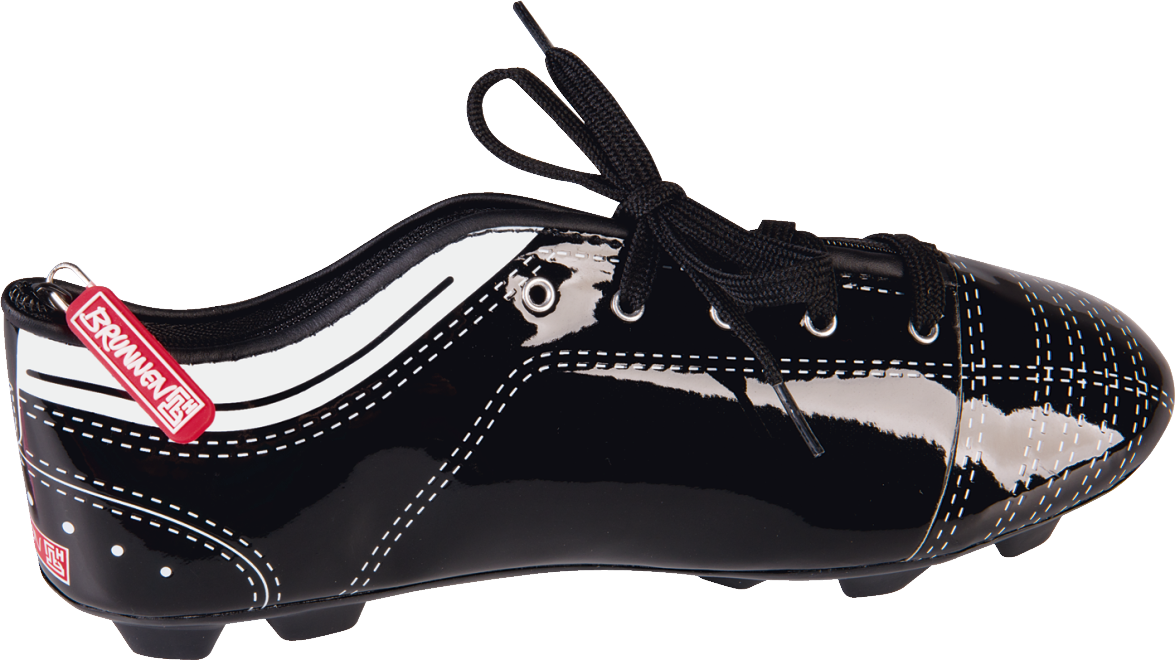 Пенал Brunnen у вигляді бутси чорний 23 х 7,5 х 7,5 см