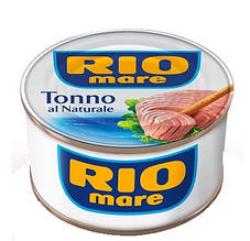 Тунець у власному соку Tonno al Naturale RIO mare, 80 гр