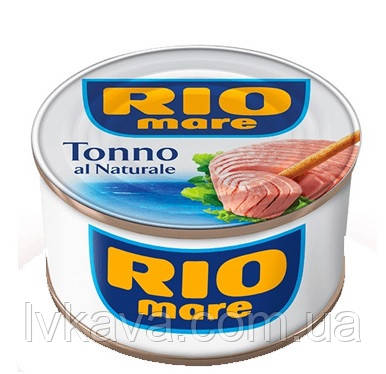 Тунець у власному соку Tonno al Naturale RIO mare, 80 г, фото 2