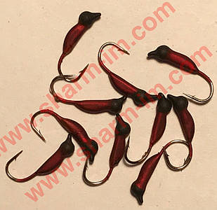 Мормилка вольфрамова Bravo 5625-233 2,5 мм 0,35 г. Оса з вушком фарбована