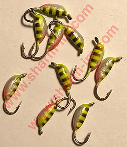 Мормилка вольфрамова Bravo 2025-379 2,5 мм 0,37 г. Ризький банан із вушком