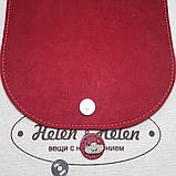 Клапан сумки. "Кокопеллі". Колір "Червоний", фото 2