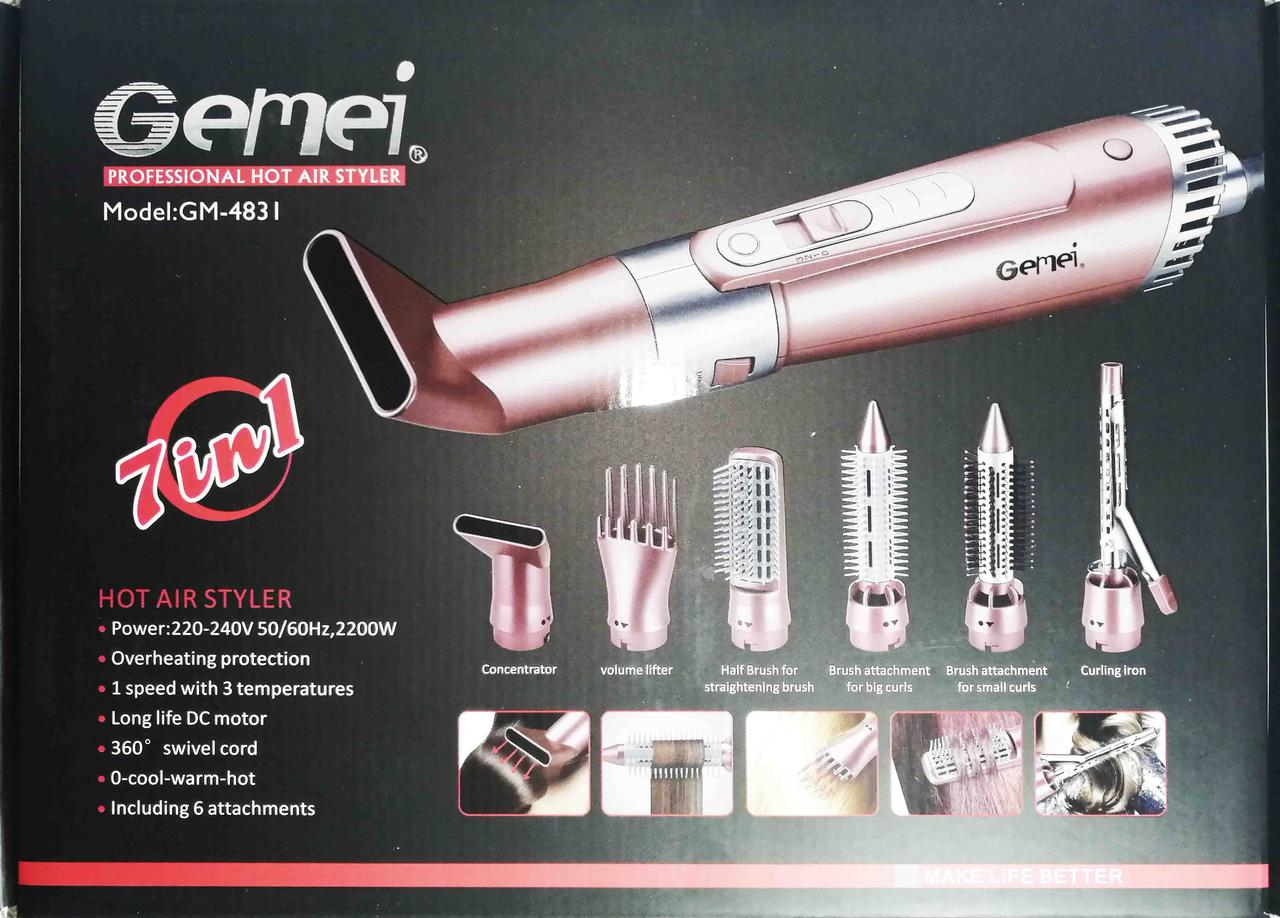 Фен Gemei GM 4831 7in1, фото 1