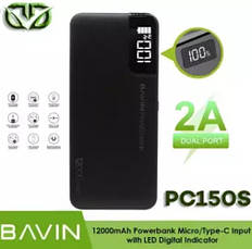 УМБ Power Bank BAVIN PC-150S 12000mAh, фото 5