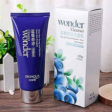 Пінка для вмивання з екстрактом чорниці Bioaqua Wonder Cleanser (100г)