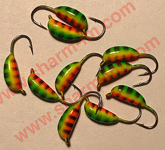 Мормилка вольфрамова Bravo 2030-117 3,0 мм 0,6 г. Ризький банан із вушком