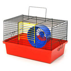 Клітка для гризунів "ХОМ'ЯК", фарба, 33х23х22 см