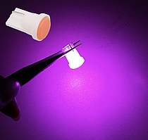 T10 COB LED W5W лампочка автомобільна - рожева