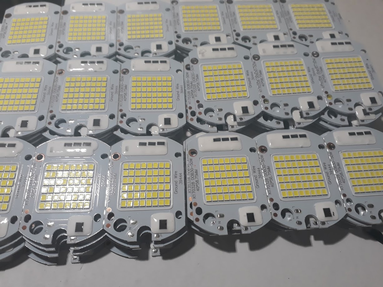 №21 LEd 50w 220V SMD Smart IC Светодиод 50ватт 220 вольт светодиодная матрица 50w с драйвером на борту, фото 1