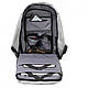 Рюкзак антизлодій Bobby Anti-theft Backpack USB, фото 3