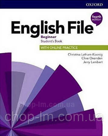 English File Fourth Edition Beginner student's Book with Online Practice / Підручник, фото 1