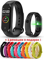 Фитнес-браслет Smart Bracelet M4 (black) + 1 РЕМЕШОК - Защита IP67