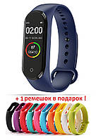 Фітнес-браслет Smart Bracelet M4 (blue) + 1 РЕМЕШОК - Захист IP67