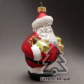 Скляна ялинкова іграшка Санта Клаус ЛВ 1966, фото 2