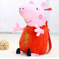 Оригинал детский рюкзак Свинка Пеппа (розовая) 44 см