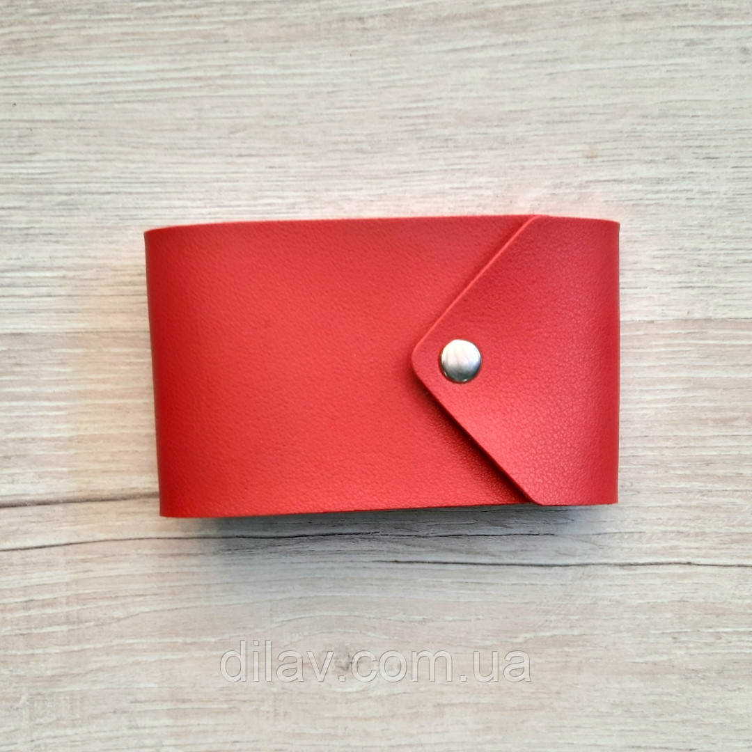Візитниця червона 20карт, фото 1