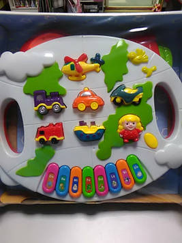 Дитяче музичне піаніно транспорт