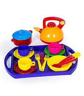 Набір іграшкової посуду Bamsic на 16 предметів