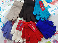Рукавички дитячі теплі однотонні, 1-6 років.