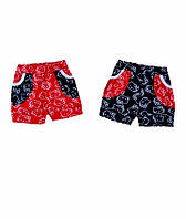 Шорти для дівчинки літні яскраві з кишенями 2 3 4 5 років