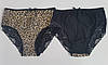 Жіночі труси з леопардовим візерунком і мереживами, фото 4
