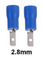 Конектор плоский MDD 2-110 (5) з частковою ізоляцією "тато" (1,5-2,5 мм2/2,8-0,5 мм)